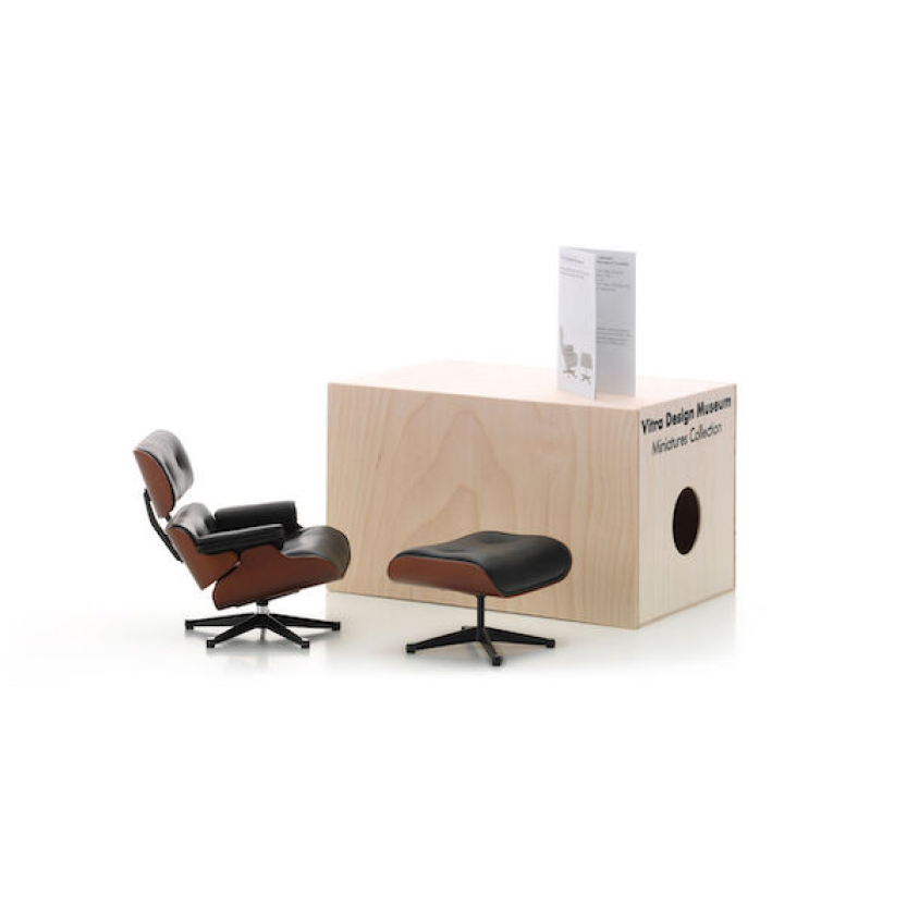 Tarief crisis Handelsmerk Miniatures Collection: Eames Lounge chair - MasterMeubel